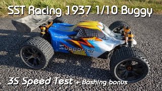 • SST Racing - 1937 1/10 buggy - 3S Speed test •