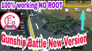 Gunship Battle new version  proofly 100% hack NO ROOT follow completely