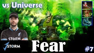 Fear - Earth Spirit Roaming | vs Universe (Pangolier) | Dota 2 Pro MMR Gameplay #7
