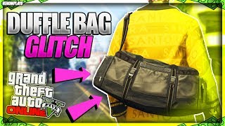 GTA 5 ONLINE - (NEW) *EASIEST* HOW TO GET BLACK DUFFLE BAG GLITCH 1.48! (Gta 5 Glitches)
