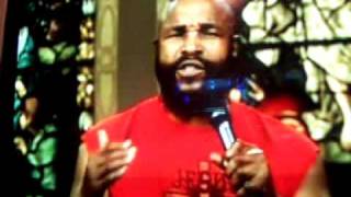 Mr. T preaching.