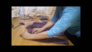 Из старой водолазки новую кофточку.