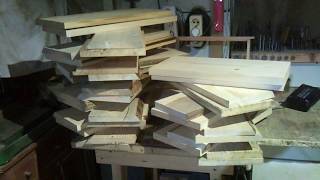 Сращивание досок стенок улья.Splicing boards of the hive walls