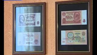 Белорусский художник составляет картины из денег