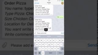 Extension Telegram Node Bot