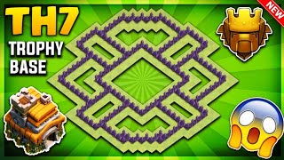 "UNSTOPABBLE" Town Hall 7 (TH7) Trophy/Defensive Base Design/Guide 2019 - Clash Of Clans