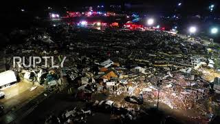 USA: Dozens feared dead after tornado rips through Kentucky