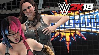 WWE 2K18 Gameplay | Women's Elimination Chamber Match (Raw/Smackdown Women's Title Unification)