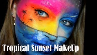 NYX Face Awards Russia 2018 Tropical Sunset | Тропический макияж