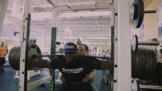 Akim Williams Squats 815lbs... as Ronnie Coleman would say, “Light weight baby!”