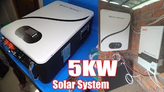 5.2KW Off Grid Solar System with Orient Power 100Ah/48V Powerwall Battery