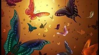 ♪ ♫ Мультик про бабочек с музыкой для малышей♪ ♫ Colourful butterflies for kids cartoon ♪ ♫