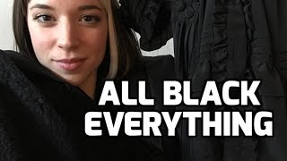 Elegant Gothic Lolita - Solid Black Wardrobe Tour