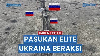 Pasukan Elite Ukraina Habisi Iring-iringan Kendaraan Tempur dan Tank Ukraina di Garis Depan