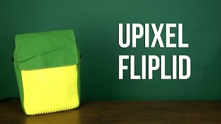Распаковка Upixel Fliplid Зеленый с желтым