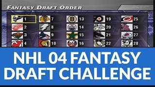 NHL 04 DRAFT CHALLENGE! - "IDK WHAT I'M DOING!"
