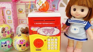 Baby doll and surprise eggs machine toys baby Doli play