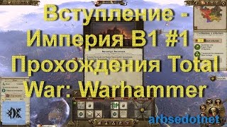 Вступление - Империя В1 #1 - Прохождения Total War: Warhammer