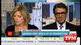 CNN's Bolduan Confronts Rick Perry On His Obama 'Conspiracy' Theory