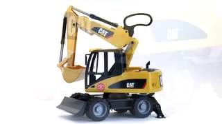 Экскаватор колёсный CAT с отвалом 02-445 Bruder (Брудер)