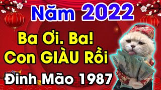 THẦN TÀI THƯƠNG TÌNH BAN LỘC Tuổi ĐINH MÃO 1987 TRÚNG SỐ LIÊN TỤC, ĐỔI ĐỜI TỶ PHÚ, TIỀN ĐÈ VỠ MẶT