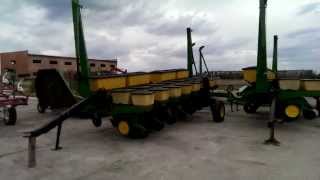 John Deere 7000 8radov + транспортное устройство
