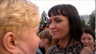 Пьяная ,,мадам" на празднике Новоуральска 05.07.2014г.