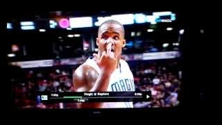 Big Baby Davis salutes Raptor fans
