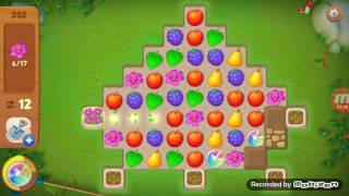 Gardenscapes level 202 walkthrough