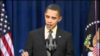 obama kicks door