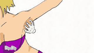 Animation girl tickle