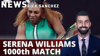 Serena Williams stunned in her 1000th career match