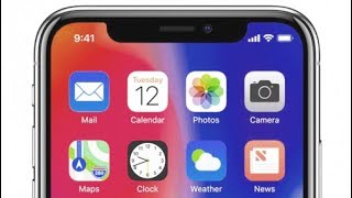 احصل على شكل شاشة iPhone X الجديد
