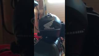 Motorcycle helmet led light