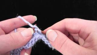 Knit Faster Trick - Pushing Your Stitches Down
