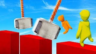 НОВЫЕ УРОВНИ! Я ПЛАСТИЛИНОВЫЙ ГЕРОЙ - СКИЛЛ ТЕСТ В HUMAN: FALL FLAT (ХЬЮМАН: ФОЛ ФЛЭТ)