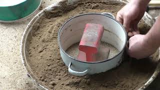 Как отлить из алюминия мега кольцо. Aluminum casting