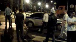 драка на Боровском шоссе после ДТП со смертельным исходом 16.06.2012 г.