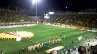 ARIS-ATLETICO MADRID 1-0 ENTRANCE!ΕΙΣΟΔΟΣ ΟΜΑΔΩΝ 16-09-10