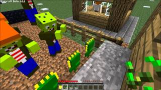 Minecraft Mod Review! Plants VS Zombies