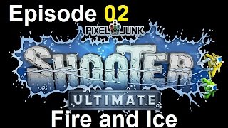 PixelJunk Shooter Ultimate - Episode 02 Fire and Ice - PS4 Gameplay