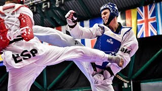 Vladislav Larin (RUS) vs Antonio Artal (ESP). European Taekwondo Championships Kazan-2018