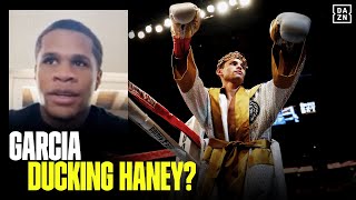 Devin Haney Reacts To Ryan Garcia Saying He Needs To Fight Teofimo Lopez First