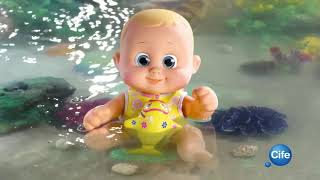 Bouncin' Babies Кукла 35см, плавающая с дельфином, 801011