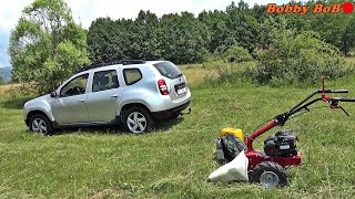 Dacia Duster putin Off-road + motocoasa Rotakt si prima pana...