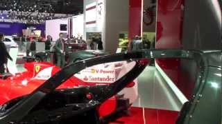 パリモーターショー2012 Ferrari エンツォ後継スーパーカーのモノコック