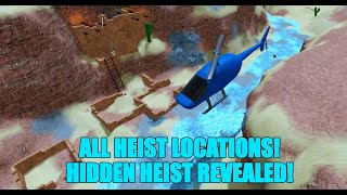 ALL HEIST LOCATIONS + HIDDEN HEIST LOCATION IN PRISON SHOWDOWN! Prison Showdown Roblox