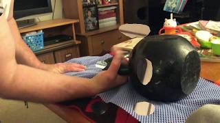 силовой трюк с гирей 32 кг - 70 Lbs kettlebell trick