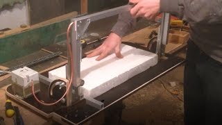 Изготовление станка для резки пенопласта / Making of styrofoam cutter