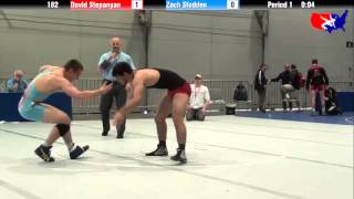 David Stepanyan vs. Zach Stodden at 2013 West Jr. Freestyle Regional